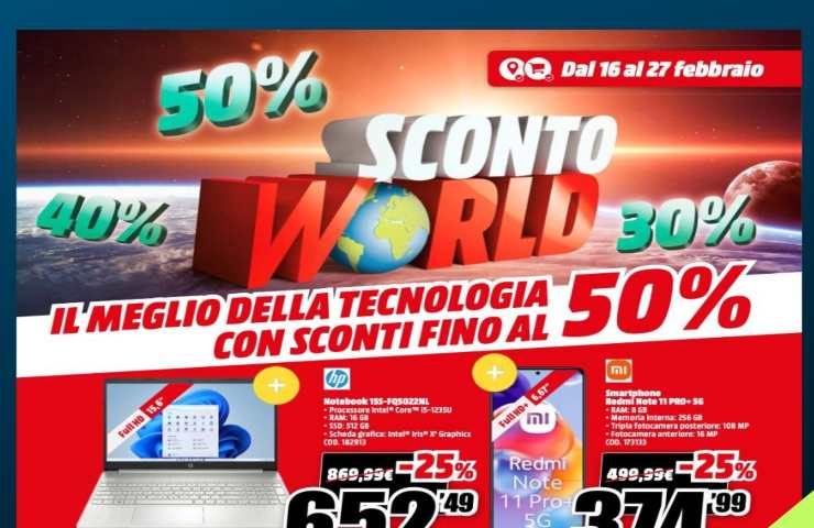 Volantino on-line Mediaworld